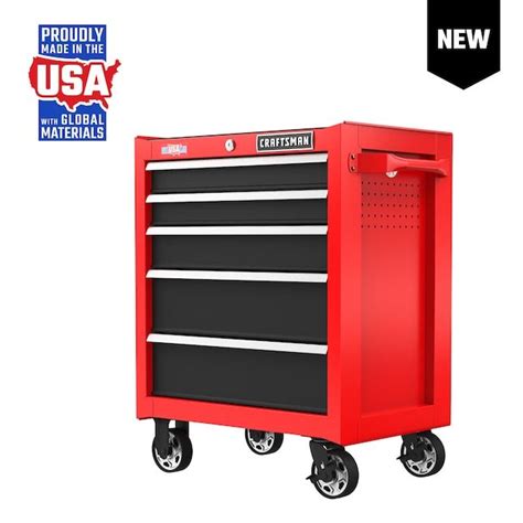 craftsman 26.5 in 6 drawer steel rolling tool cabinet youtube|craftsman 5 drawer workbench.